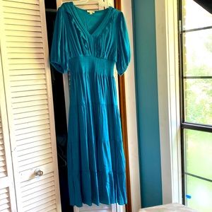Turquoise summer dress